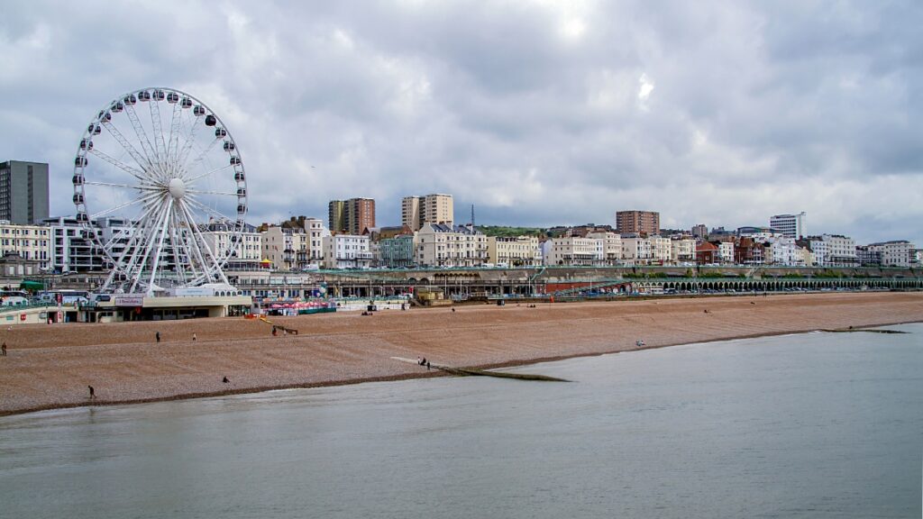 Brighton seafront with pier